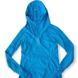 Lululemon Run hoodie Stay On Course Pullover in blue -  used great condition